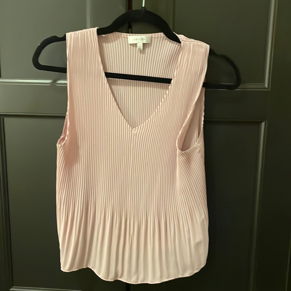 Babaton blush pink blouse